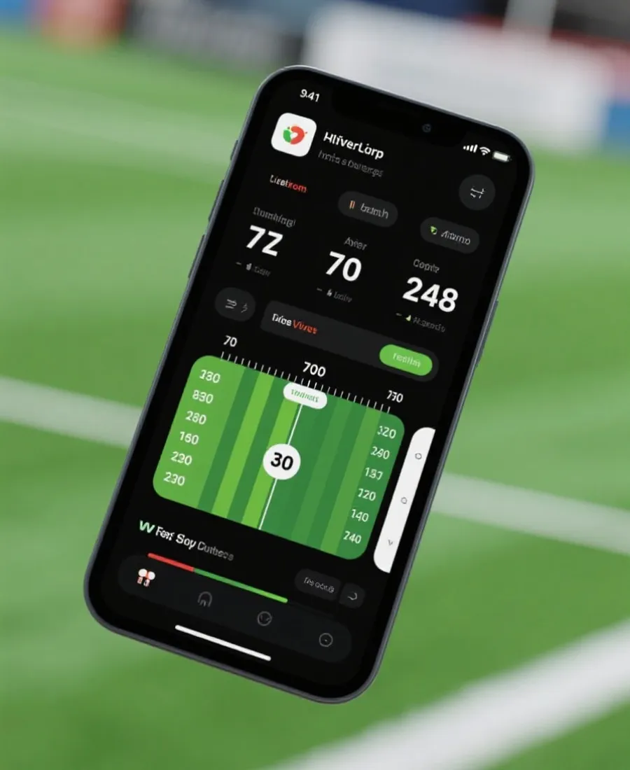 世界杯App下载与比分追踪界面示意图